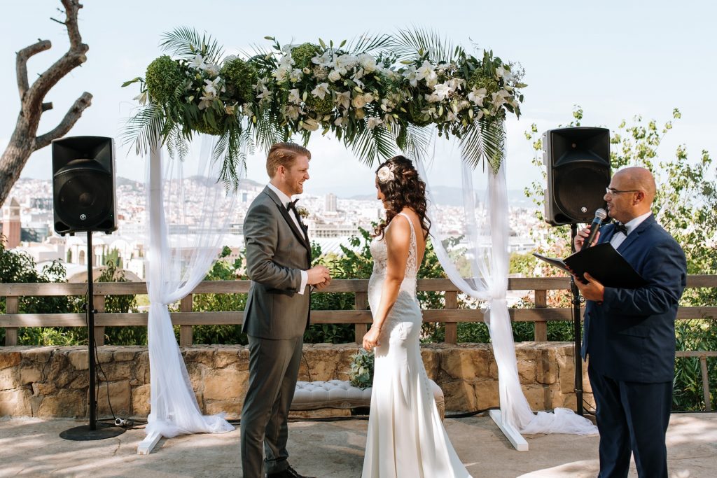 Destination wedding in Barcelona